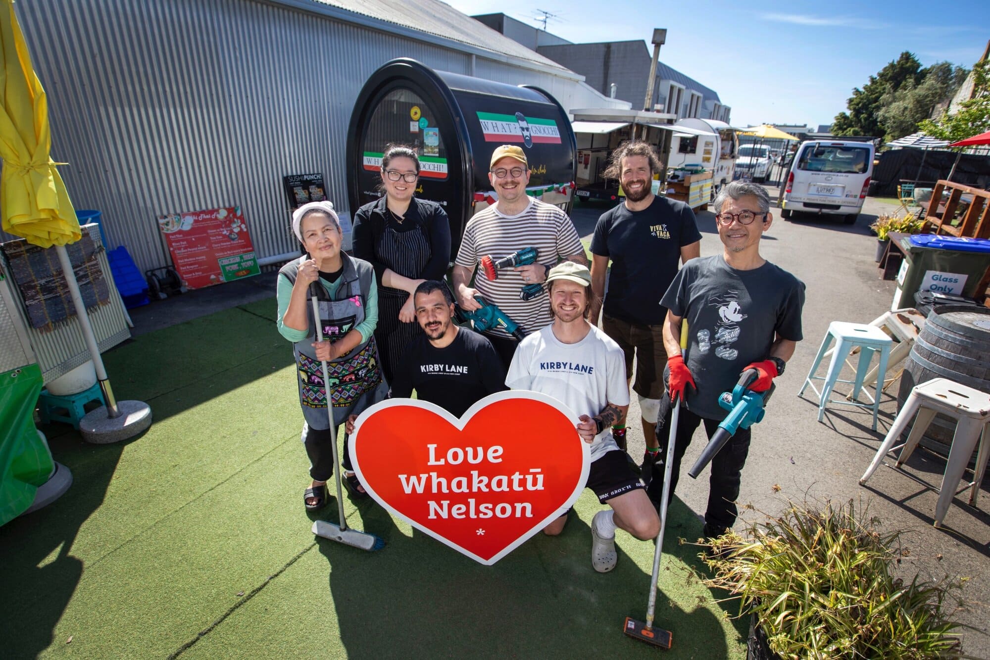 Kirby Lane_credit Tim Cuff web Picture by Tim Cuff - 17 October 2025 - MakeShift Spaces Spring Clean, Nelson, New Zealand.