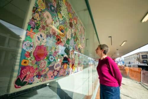 Picture by Tim Cuff - 23 July 2026 - MakeShift Spaces artworks in Bridge Street, Nelson, New Zealand: